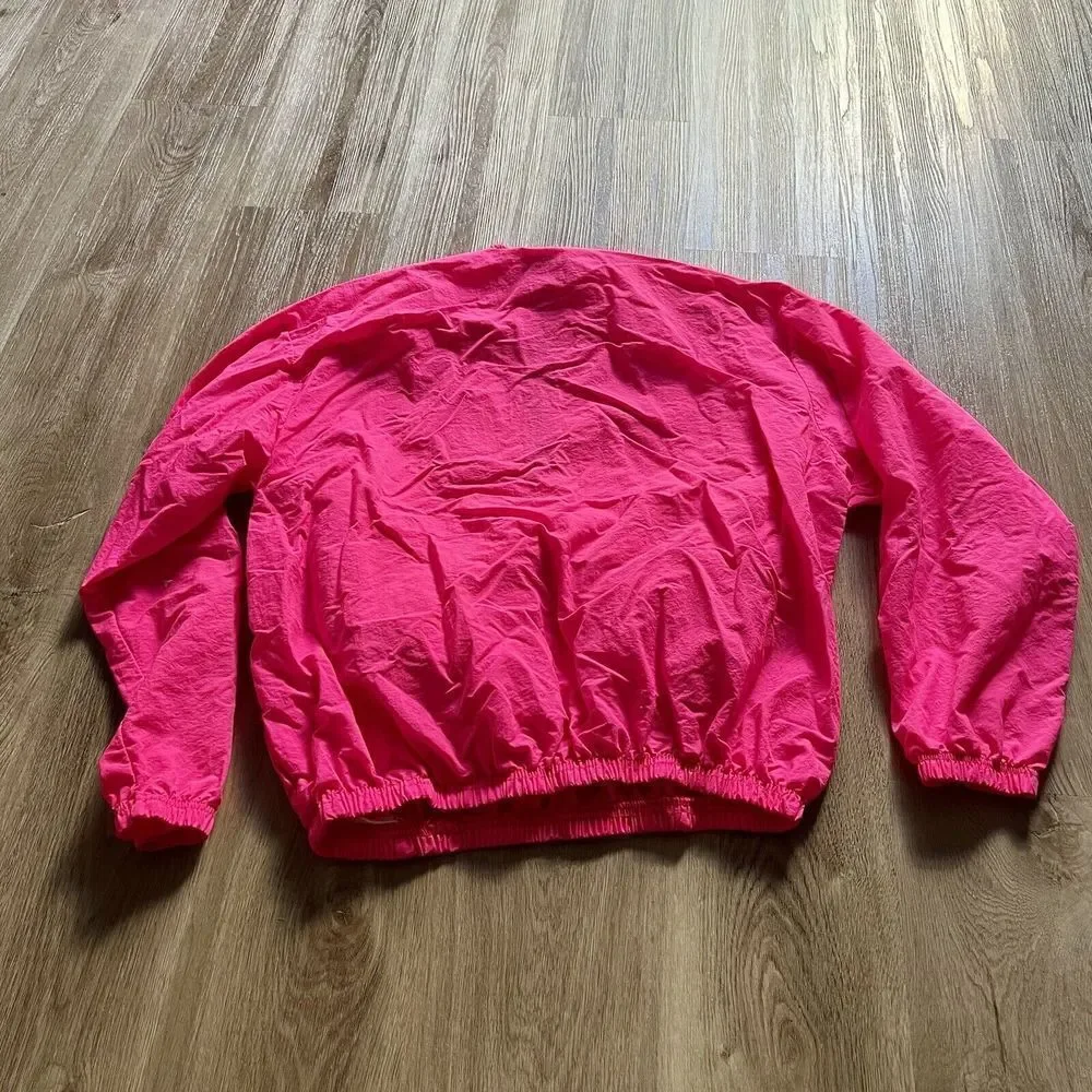 Surf Style Pink Jacket Windbreaker Light Retro Atomic Neon XL 52